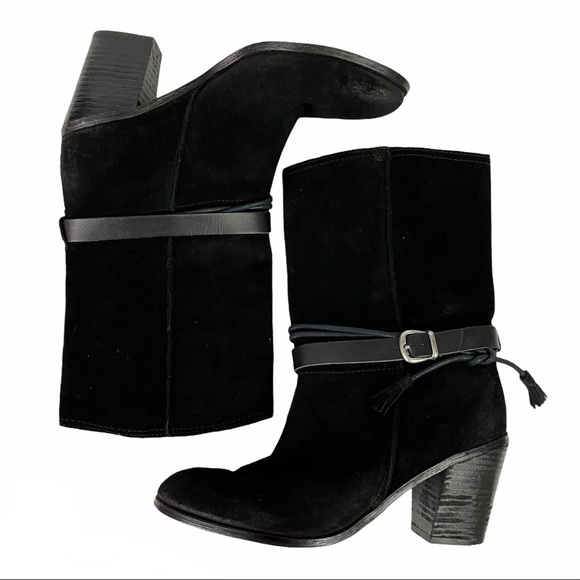 MIA Limited Toledoo Chelsea Black Suede Boot 10 - Picture 2 of 9
